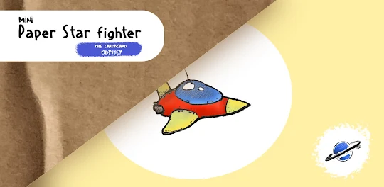 Mini Paper Star Fighter