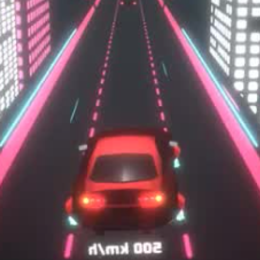Neon driving