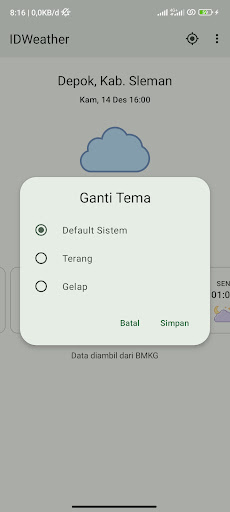 IDWeather - Cuaca Indonesia Screen 3
