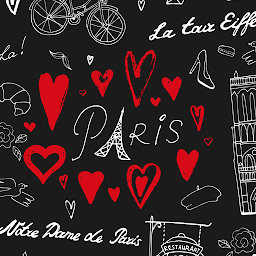 Icon image Paris Pattern Theme +HOME