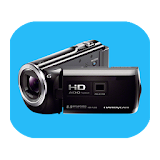 Background video recording camera icon