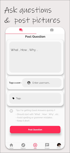 Nobl - Ask Questions , Get Ans Screen 3