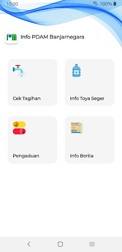 Android application Info PDAM Banjarnegara screenshort