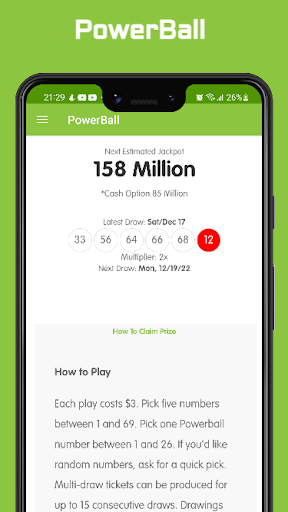 Android application Idaho Lottery Results screenshort