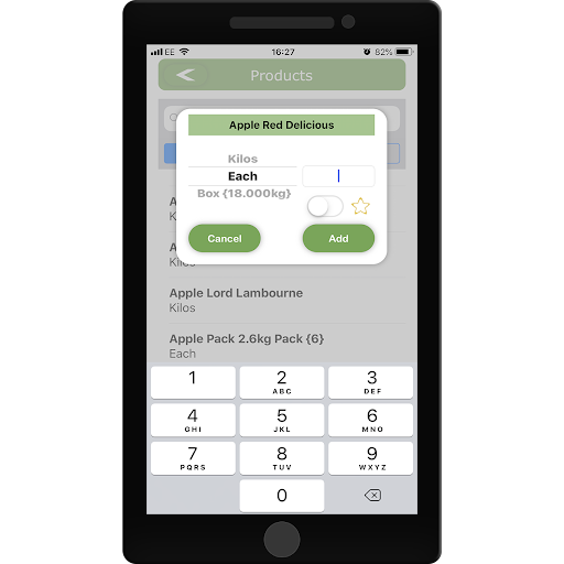 Keyfresh Orders Screen 3