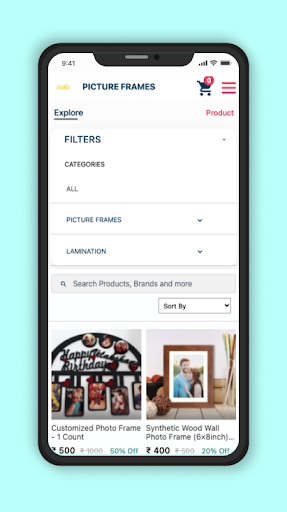 Android application Bharathi Picture Frames screenshort