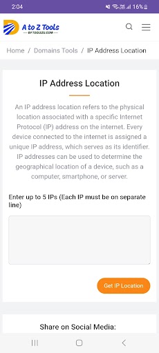 IP Address Tracker : Toolszuのおすすめ画像4