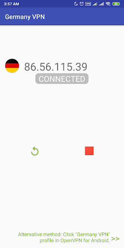 Germany VPN-Plugin for OpenVPN Screen 2