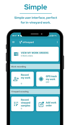 Android application eVineyard/eOrchard Mobile App screenshort