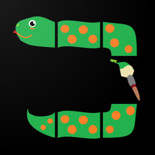 Snake Drawing - Beautiful puzz logo
