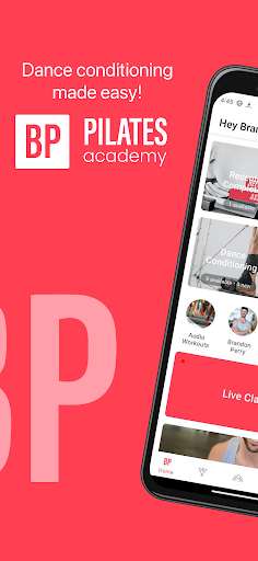 Android application BP Pilates Academy screenshort