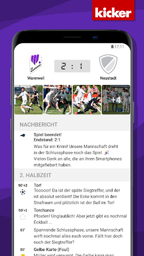 Android application SV Wannweil screenshort