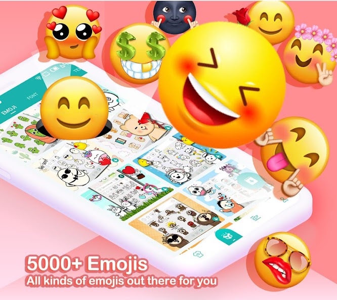 Kika Keyboard-AI Emojis、Themes 6.7.0.7435 APK + Mod (Unlocked / Premium) for Android