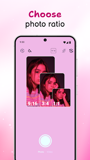 Screenshot of Glow Cam: Selfie Light Camera