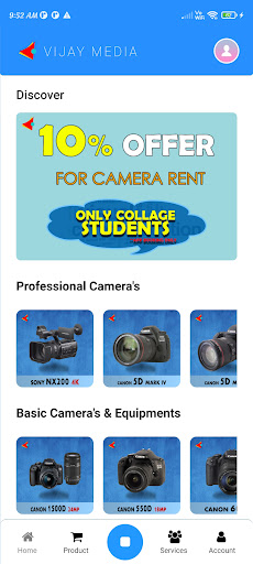 Android application Vijay Media screenshort