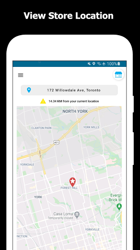Android application Ashford Cleaners screenshort