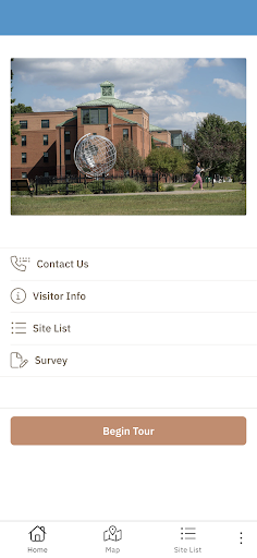 Android application Westfield State Campus Tour screenshort