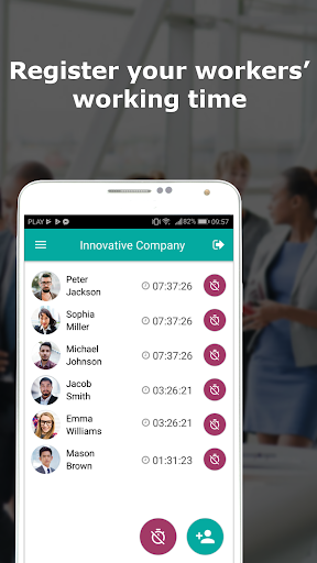 Android application Work time tracking - Worker 24 screenshort