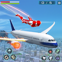 Super Speed Rope Hero : Flying Superhero Games