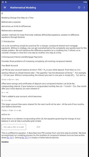 Mathematical Modelling