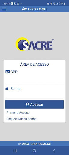 Android application Grupo Sacre screenshort