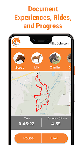 Android application Caballus screenshort