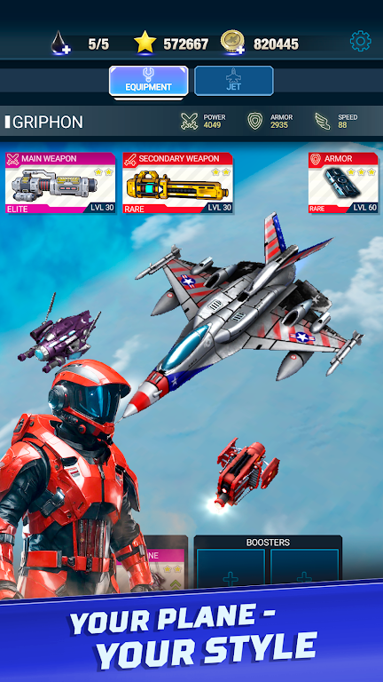 Red Hunt: space shooter game MOD APK 04