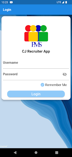 Android application SmartRecruit screenshort