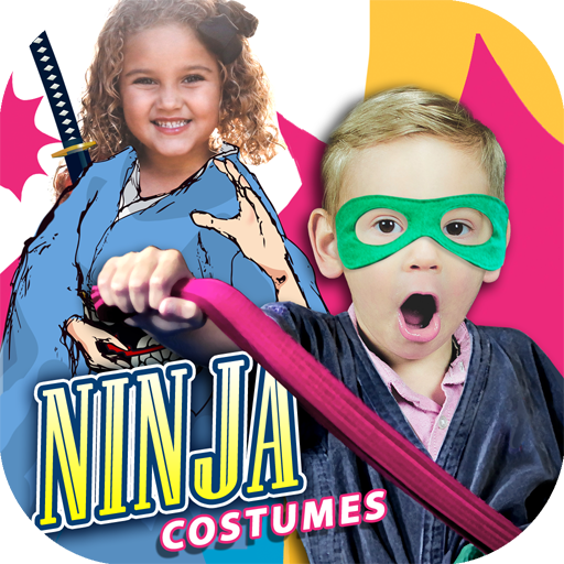 Garçons Rouge Costume Ninja Samouraï Warrior Enfants Déguisement