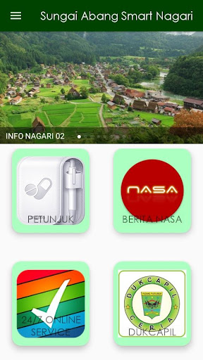 Android application Sungai Abang Smart Nagari screenshort