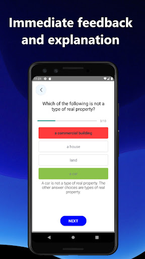 Real Estate License Exam Screen 3