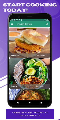 Android application Chicken Recipes screenshort