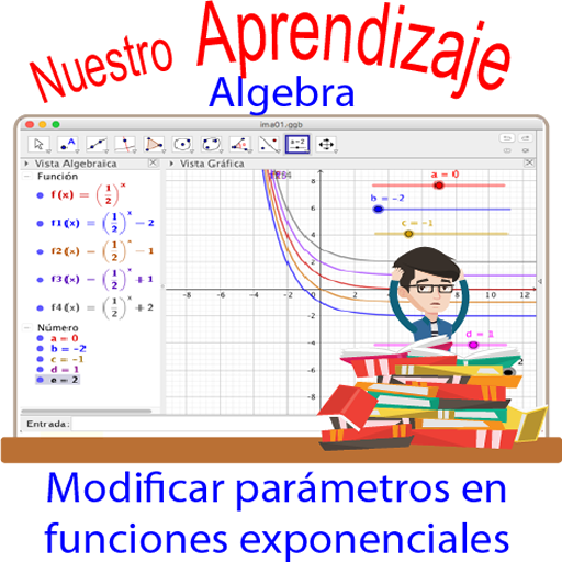 GeoGebra, modifica parámetros logo