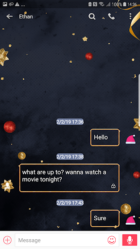 Screenshot of New Year 2022 VIP Next SMS