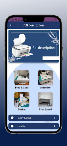 Android application hp deskjet 2755e printer Guide screenshort