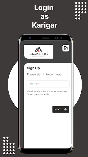 Android application Makers Laminate screenshort