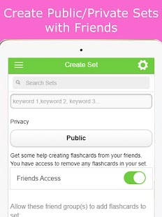 Flashcards Club - Create/Share Screenshot