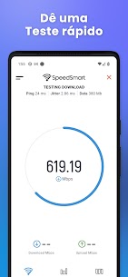 Teste de WiFi 4G 5G SpeedSmart 1