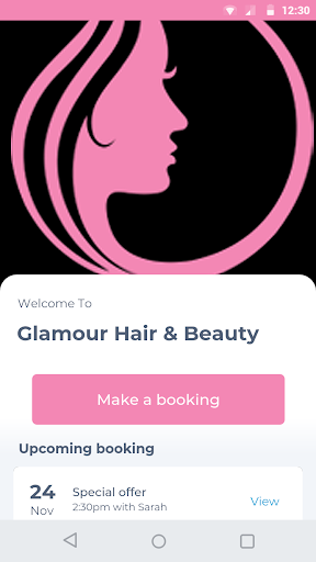 Android application Glamour Hair & Beauty screenshort