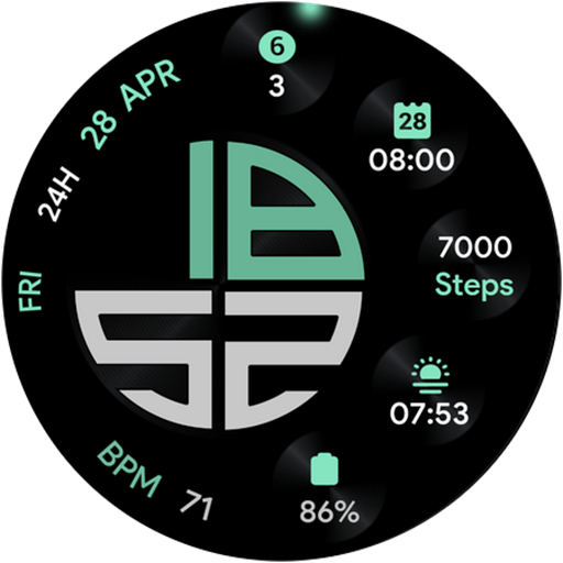 Digital Basic 10B WEAR OS 3+ logo