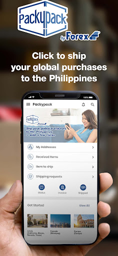 Android application Packypack by Forex screenshort