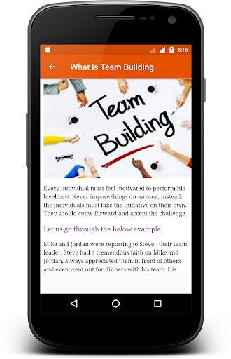 Team Building Screen 3