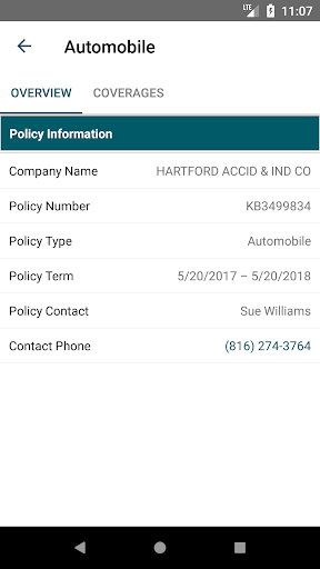 TS Peck Insurance Online Screen 2