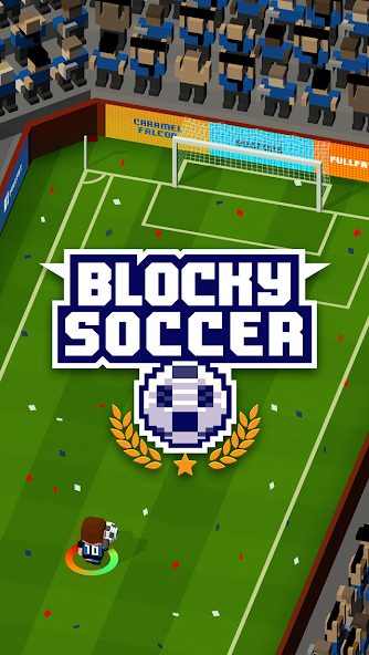 Blocky Soccer banner