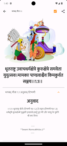 Bhagavad Gita: Hindi & English Screen 3
