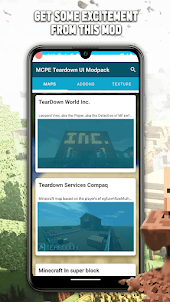 Modpack MCPE Teardown UI