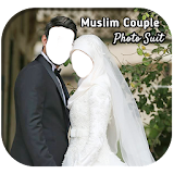 Muslim Couple Photo Suit icon