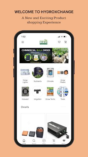 Android application HydroXchange screenshort