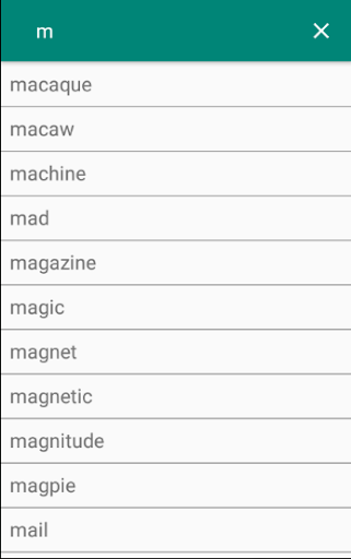 English to Manipuri Dictionary Screen 2
