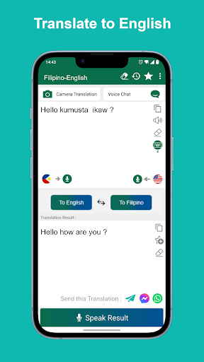 Tagalog English Translator Screen 2